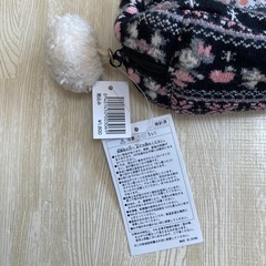 【新品・タグ付き】Disney ★ ミッキー＆ミニー　ノルディック柄　ポーチの画像