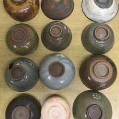 茶道具 茶碗 まとめて12点 高田焼中心 箱なしの画像