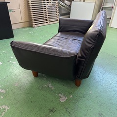 【ドリーム川西店御来店限定】☆ジモティー見たよ♪割引☆デザイン2Pソファ／クリーニング済み【2125560000032444】の画像