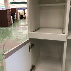 【ドリーム川西店御来店限定】☆ジモティー見たよ♪割引☆ ニトリ ニトリ　レンジ台  クリーニング済み 【99560000032077】の画像