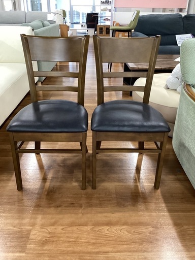 ダイニングチェア(2脚セット)【町田市再生家具】252046