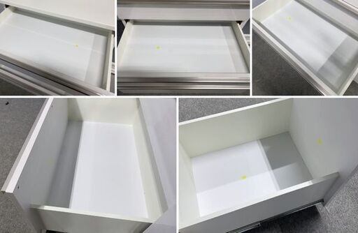 高橋木工 SUNNY キッチンボード 食器棚 シェモア 幅120cm ソフトクローズ 中古家具 店頭引取歓迎 R10153