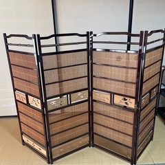 京風屏風衝立の画像