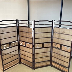 京風屏風衝立の画像