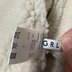 GRL エコムートンライダースジャケットの画像