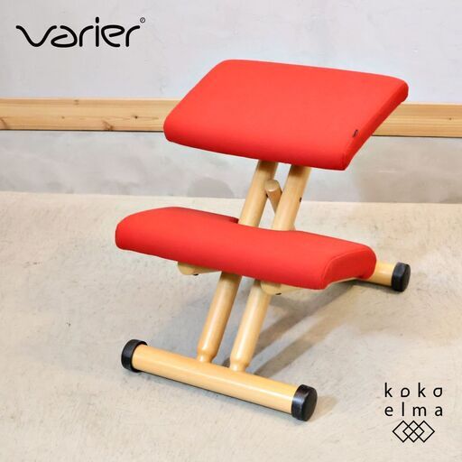 北欧ノルウェーのメーカー、Varier(ヴァリエール)のMULTI balans(マルチ・バランス)です！高さ調整と折り畳みが可能なバランスチェアーお子様から大人まで末永く活躍します♪