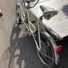 丸石 タンデム自転車 二人乗り自転車 変速付きの画像