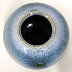 ★まとめ専用商品 B-9 信楽焼 紫水作 花瓶 花器 花入れ 壺 陶芸品 陶器 丸型 未使用保管品の画像