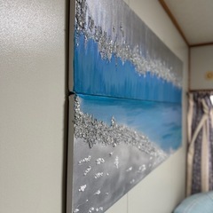 wall glass art frame の画像