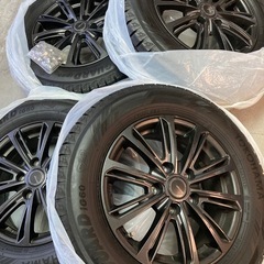 スタッドレスタイヤ&アルミホイール 4本セット 195/65R15
