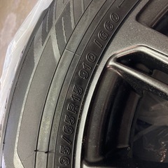 スタッドレスタイヤ&アルミホイール 4本セット 195/65R15の画像
