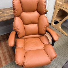 iLooiLoo公式】【2025年 耐久性向上 素材 オフィスチェア ゲーミングチェア デスクチェア （Camel Brown） ポケットコイル搭載 PUレザー リクライニングチェア ゲーミング 社長椅子 伸縮オットマン付き 連動式アームレストの画像