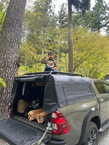 3DF-GUN125 ハイラックス　ホロ　バイザー　フロントシェード　セット