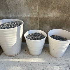 植木鉢いろいろの画像