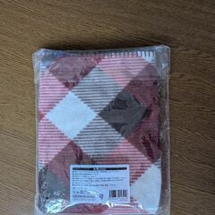 ブランケット 赤の画像