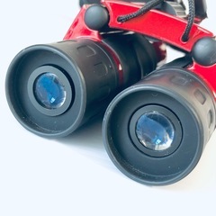 【急募‼️】8倍ズーム 双眼鏡★メタリックレッド  コンパクトタイプの画像