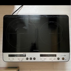 IRIS OHYAMA 据置き型IHクッキングヒーター IHK-W12SPの画像