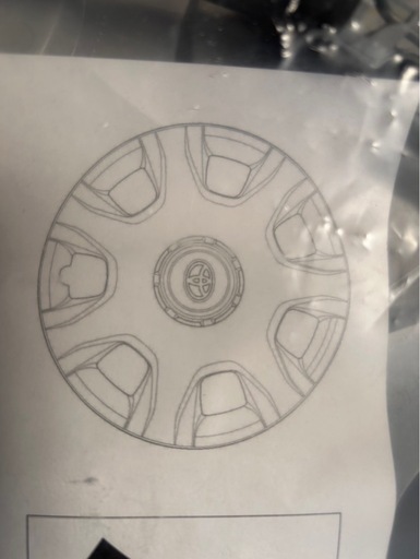 ハイエース純正トヨタダンロップタイヤ