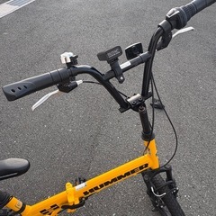 HUMMER 折りたたみマウンテンバイク　黄色の画像