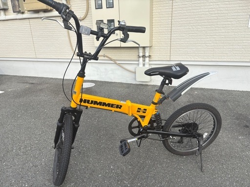HUMMER 折りたたみマウンテンバイク　黄色