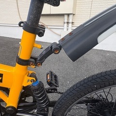 HUMMER 折りたたみマウンテンバイク　黄色の画像