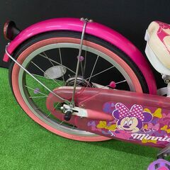 【子供用自転車18インチ】ides アイデス　ミニーマウス ポッピンリボン18【引取限定・現状渡し】三重県の画像