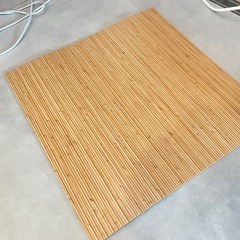 籐柄フロアマット 置くだけ設置可能 60枚ありますの画像
