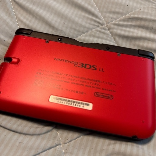 任天堂3DS LL れっどぶらっくレッドブラック