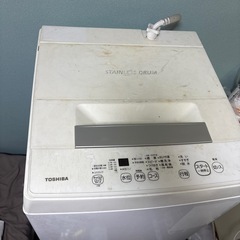 洗濯機トーシバ2021製 受け渡し決定済の画像