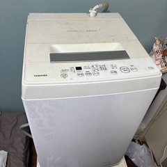 洗濯機トーシバ2021製 受け渡し決定済の画像