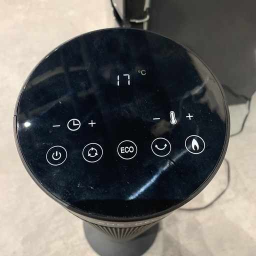 【ジモティー割】モダンデコ　2021年製　暖炉型セラミックファンヒーター　（ID1455）