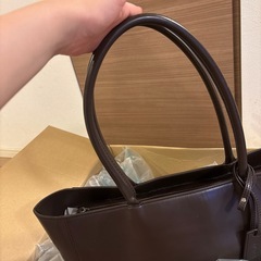 ブラウンレザー ビジネスバッグ　ムーラ　MURAの画像