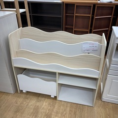 1017-011 ★リユースのサカイ幸手店★　収納付き本立て※剥がれ有り¥2,750(税込)【備考】W91xD30XH74の画像
