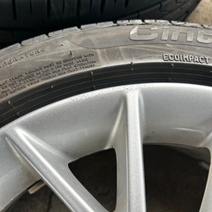 BMW 1シリーズF20 純正17×7.0J +40 5-120 Yスポークスタイリング380タイヤ4本セットの画像