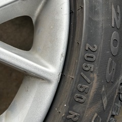 BMW 1シリーズF20 純正17×7.0J +40 5-120 Yスポークスタイリング380タイヤ4本セットの画像