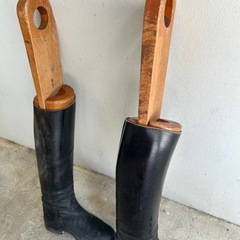 本革　乗馬ブーツ
の画像