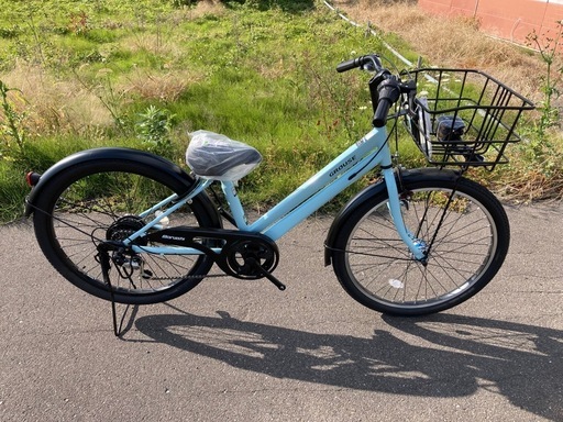 未使用 未登録 自転車 丸石  グラウスJr 24インチ 6段変速 子供用