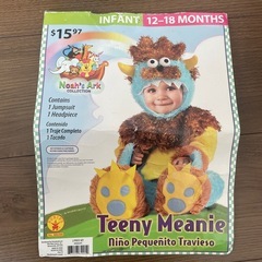 ハロウィン 子供 コスプレ モンスター 80～90cmくらい 2歳で着用の画像