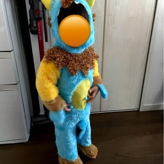 ハロウィン 子供 コスプレ モンスター 80～90cmくらい 2歳で着用の画像