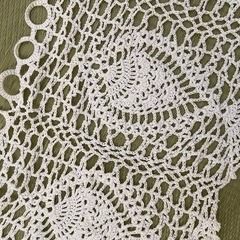 🌟値下げ🌟🧶⑤レース編みたくさんあります❗️長方形（小）の画像