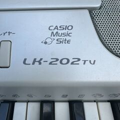 ☀️　CASIO　電子ピアノ　 キーボード　 LK-202TV 　カシオ　　乾電池使用の画像