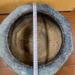 火鉢　メダカ鉢　八角形の画像