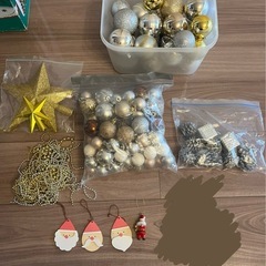 【値下げ】クリスマスツリー　150cm オーナメント　ガーランド　電球の画像