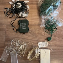【値下げ】クリスマスツリー　150cm オーナメント　ガーランド　電球の画像