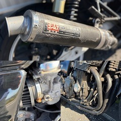 ⭐️CB750車検長い^_^⭐️バッテリー・プラグなど新品⭐️ヨシムラ製マフラー・社外ハンドル・パワフィル仕様⭐️の画像