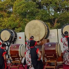 和太鼓の仲間、初めての方も。イベント（太鼓演奏）依頼中　太鼓を叩く！　演奏受付　＃太鼓演奏の画像