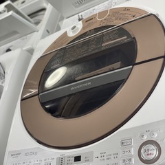 送料・設置込み可　洗濯機　10kg SHARP 2018年【分解クリーニング済み】の画像