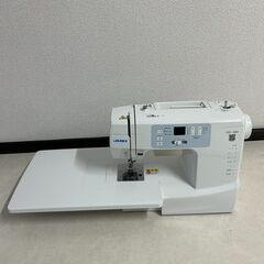 JUKI コンピュータミシン HZL-68H ワイドテーブル・フットコントローラー付き オート糸調子の画像