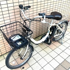 大52  YAMAHA PAS SION 20型 アイボリー 2016年 電動アシスト自転車 の画像
