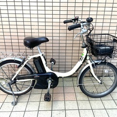大52  YAMAHA PAS SION 20型 アイボリー 2016年 電動アシスト自転車 の画像
